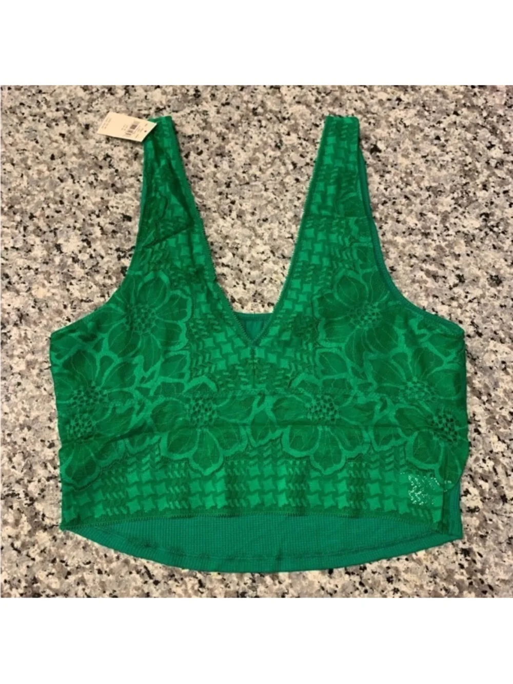 Aerie Top M Bralette Tank Green
